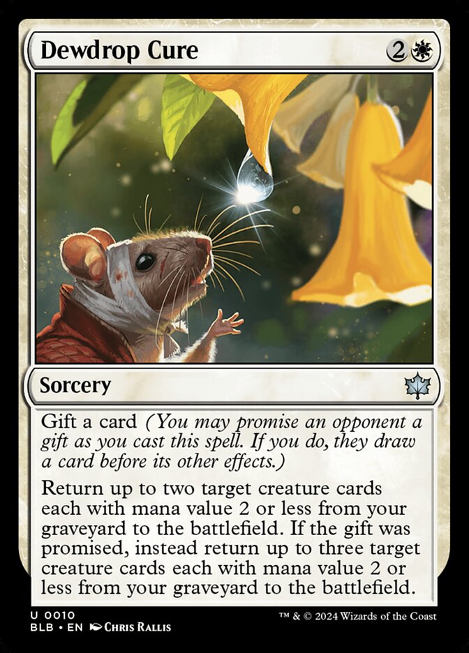 Dewdrop Cure - carta Magic The Gathering