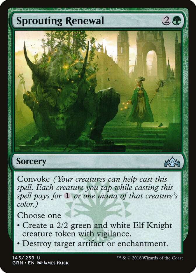 Sprouting Renewal - carta Magic The Gathering