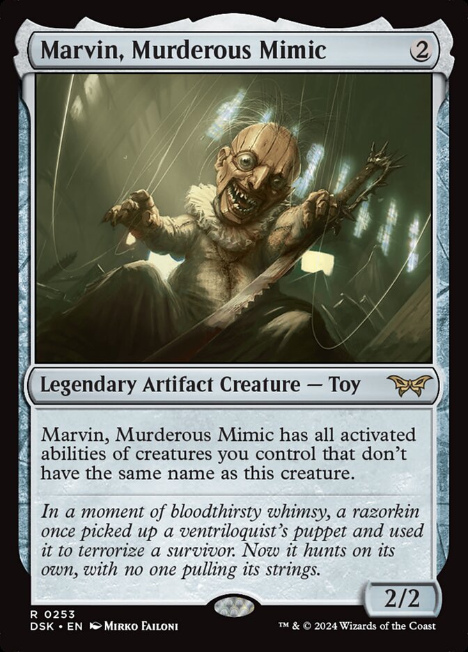 Marvin, Murderous Mimic - carta Magic The Gathering