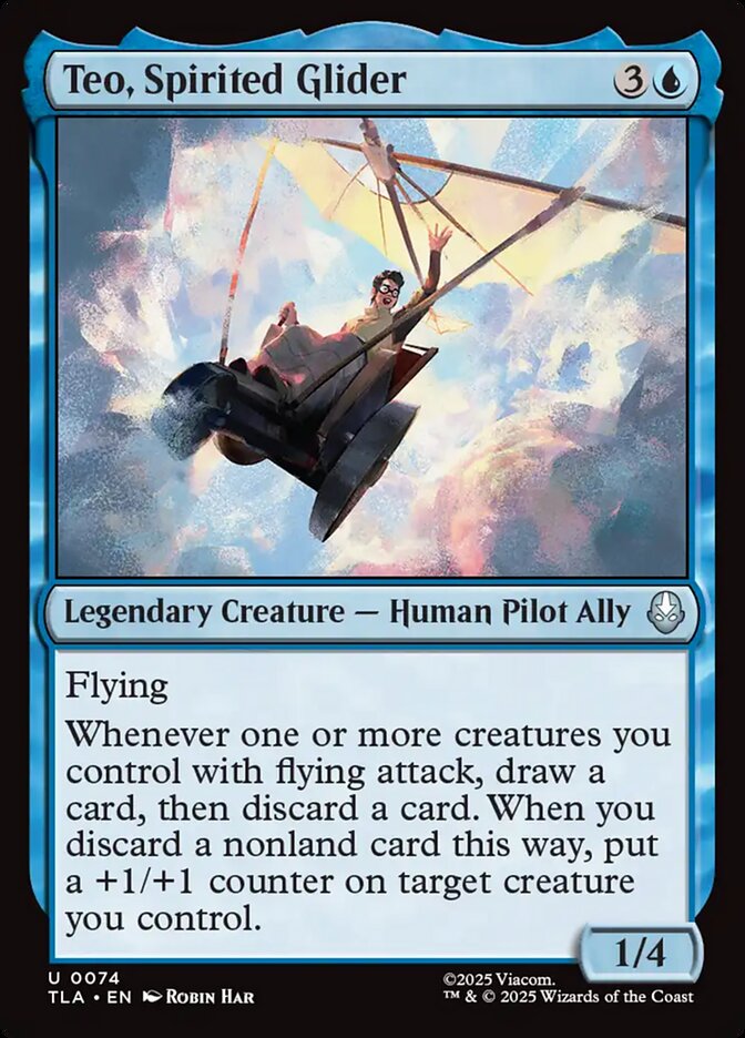 Teo, Spirited Glider - carta Magic The Gathering