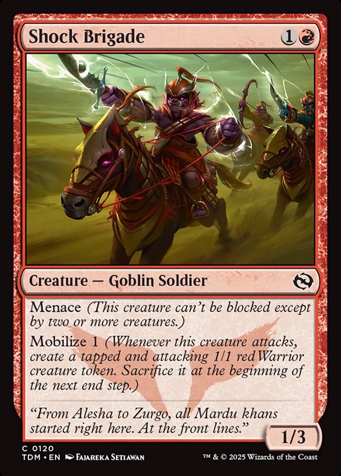 Shock Brigade - carta Magic The Gathering