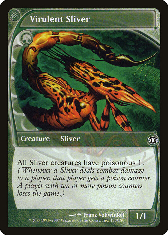 Virulent Sliver - carta Magic The Gathering