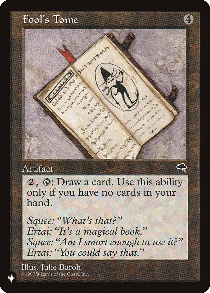 Fool's Tome - carta Magic The Gathering