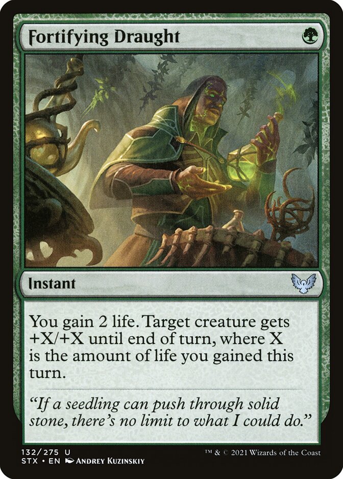 Fortifying Draught - carta Magic The Gathering