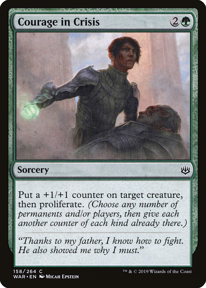 Courage in Crisis - carta Magic The Gathering