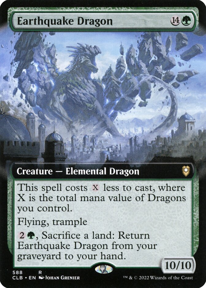 Earthquake Dragon - carta Magic The Gathering
