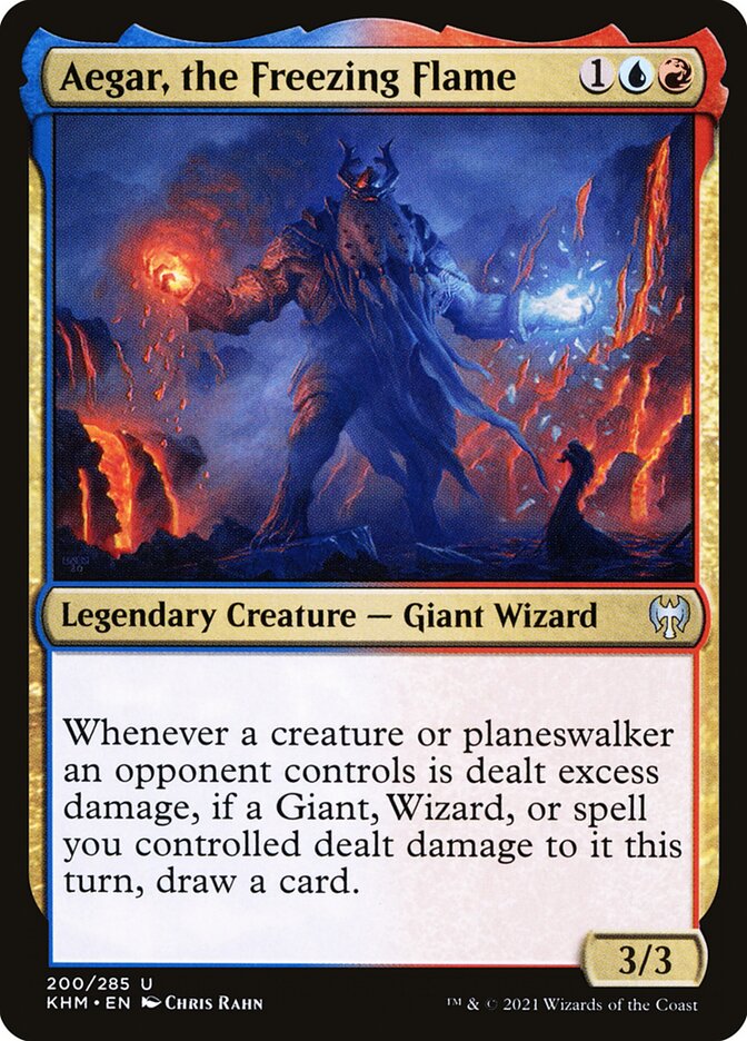 Aegar, the Freezing Flame - carta Magic The Gathering