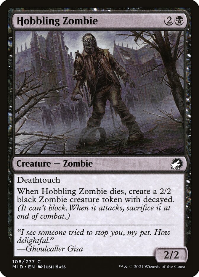 Hobbling Zombie - carta Magic The Gathering