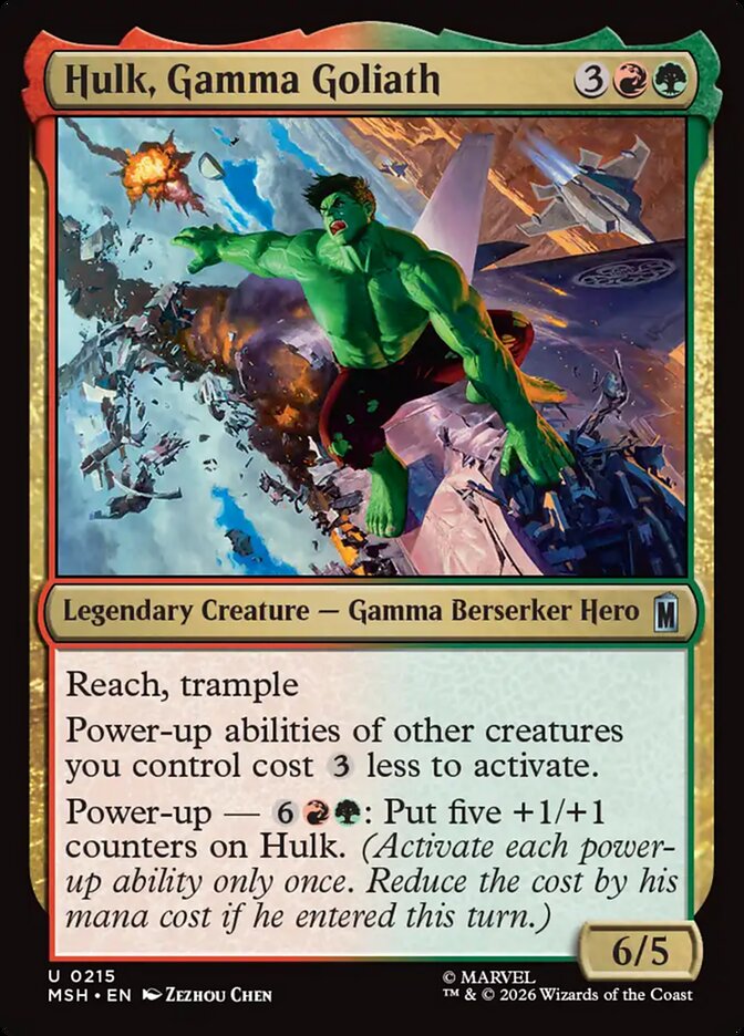 Hulk, Gamma Goliath - carta Magic The Gathering