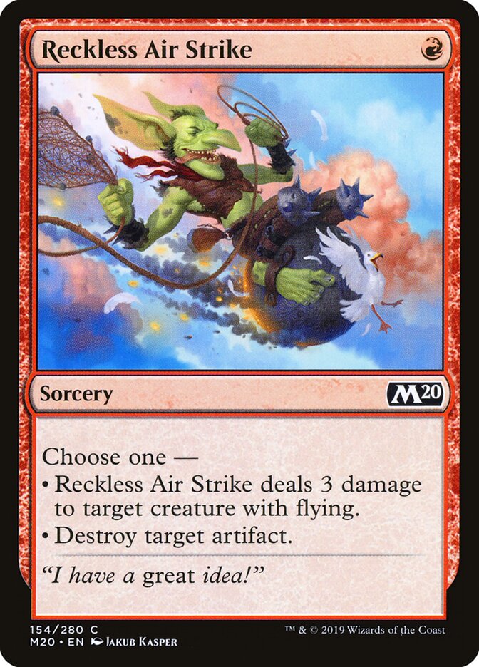Reckless Air Strike - carta Magic The Gathering