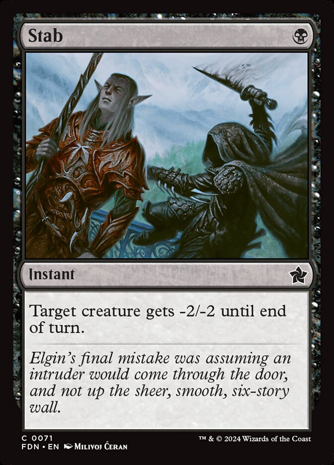 Stab - carta Magic The Gathering