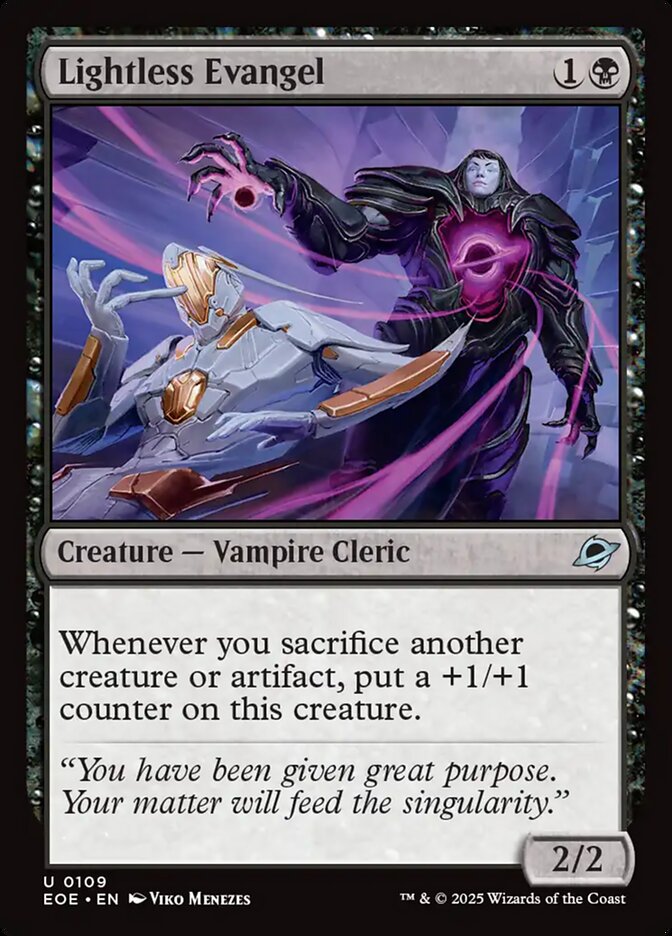 Lightless Evangel - carta Magic The Gathering