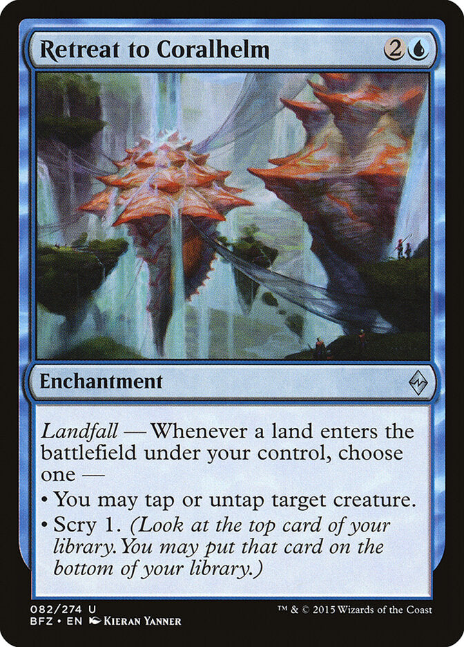 Retreat to Coralhelm - carta Magic The Gathering