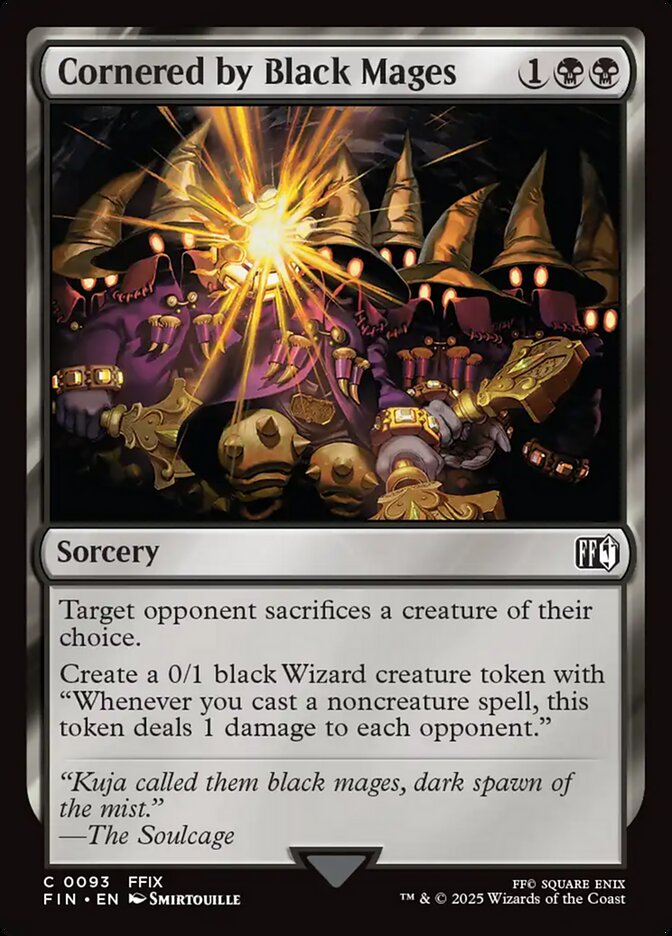 Cornered by Black Mages - carta Magic The Gathering