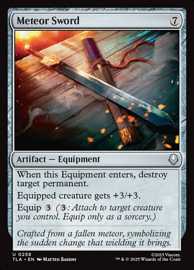 Meteor Sword - carta Magic The Gathering