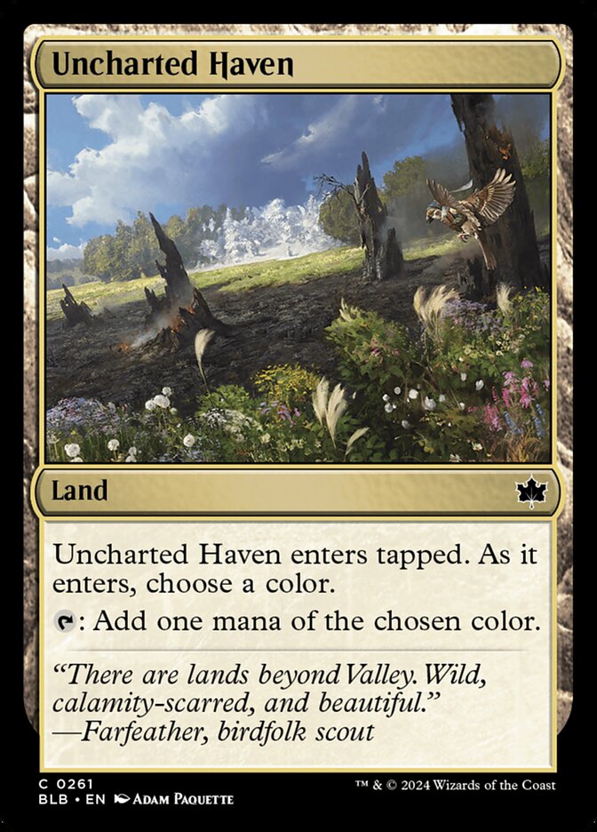 Uncharted Haven - carta Magic The Gathering