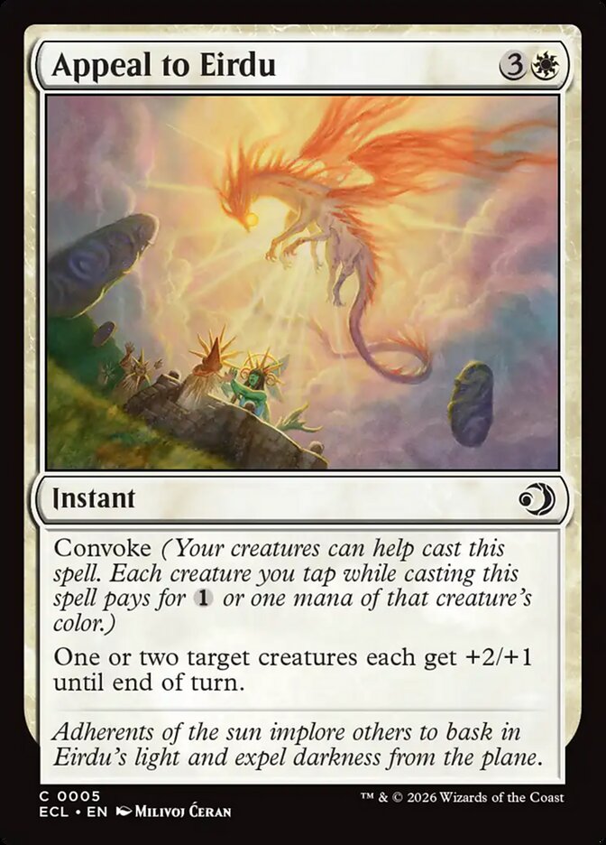 Appeal to Eirdu - carta Magic The Gathering
