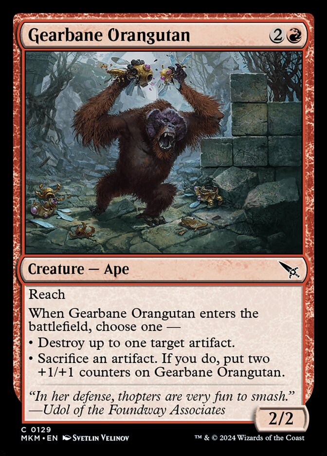 Gearbane Orangutan - carta Magic The Gathering