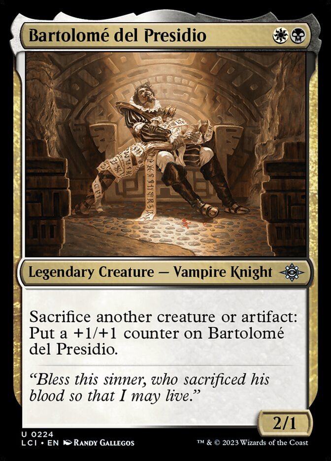 Bartolomé del Presidio - carta Magic The Gathering
