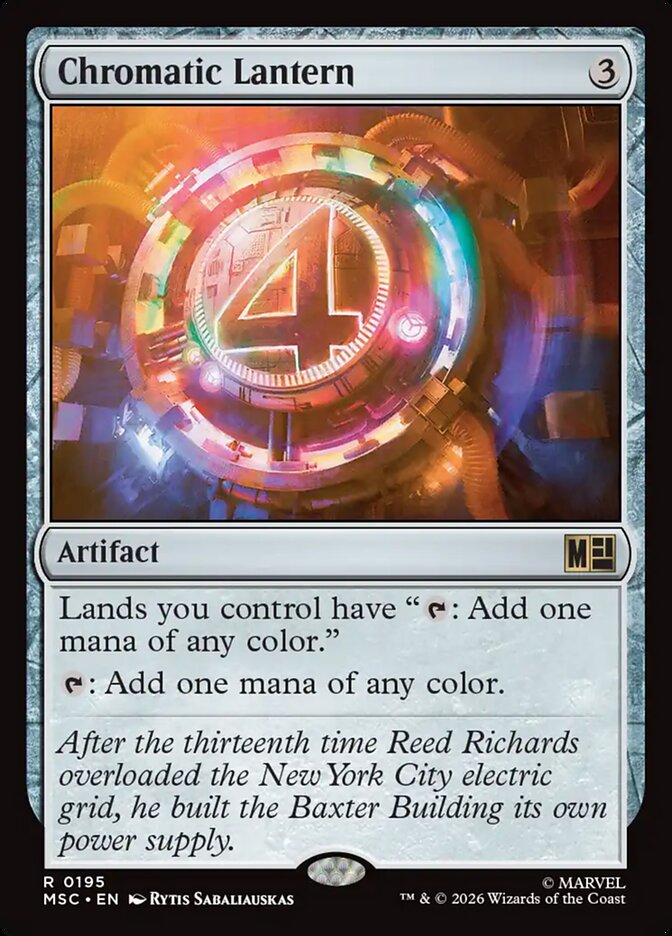 Chromatic Lantern - carta Magic The Gathering