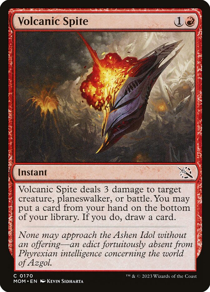 Volcanic Spite - carta Magic The Gathering