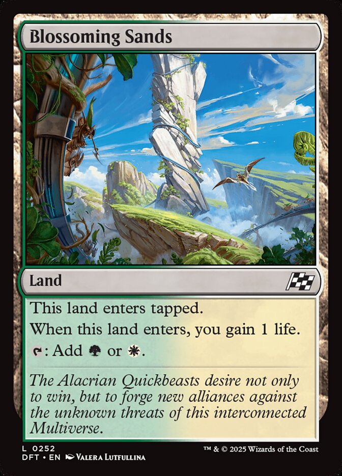 Blossoming Sands - carta Magic The Gathering