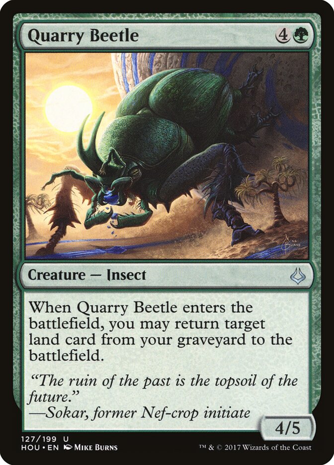 Quarry Beetle - carta Magic The Gathering
