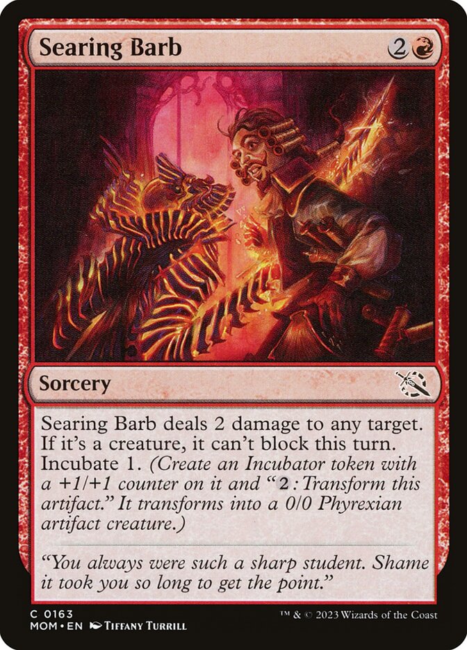 Searing Barb - carta Magic The Gathering