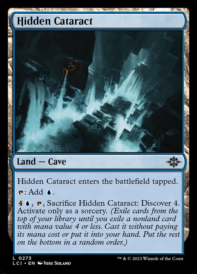 Hidden Cataract - carta Magic The Gathering