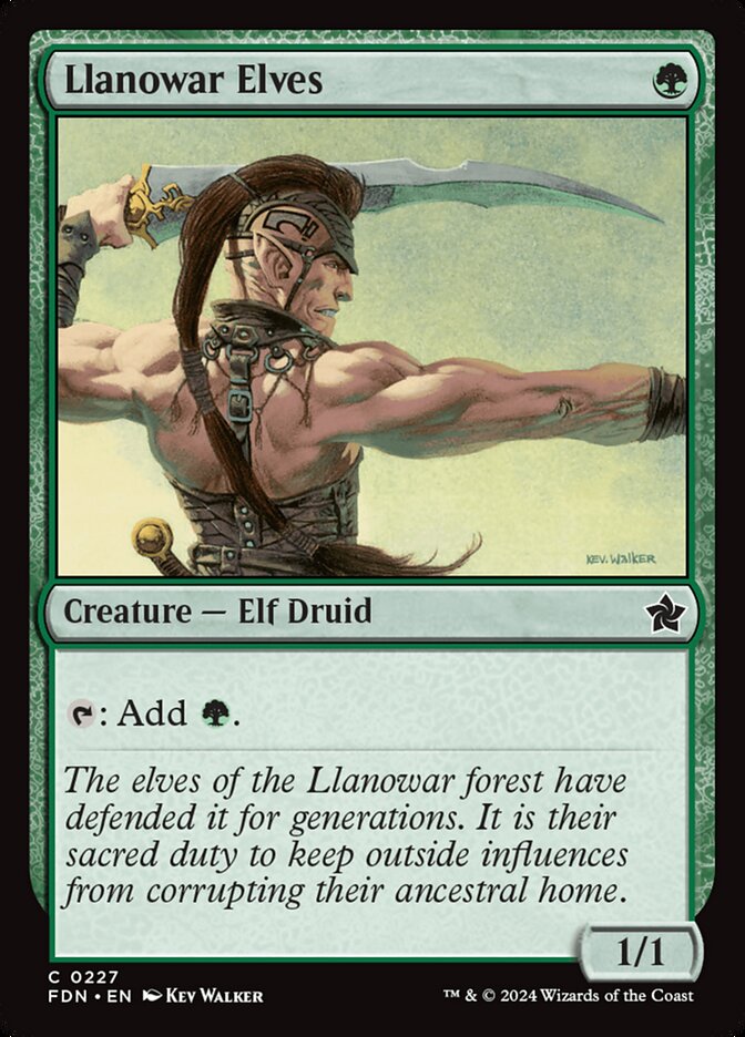 Llanowar Elves - carta Magic The Gathering