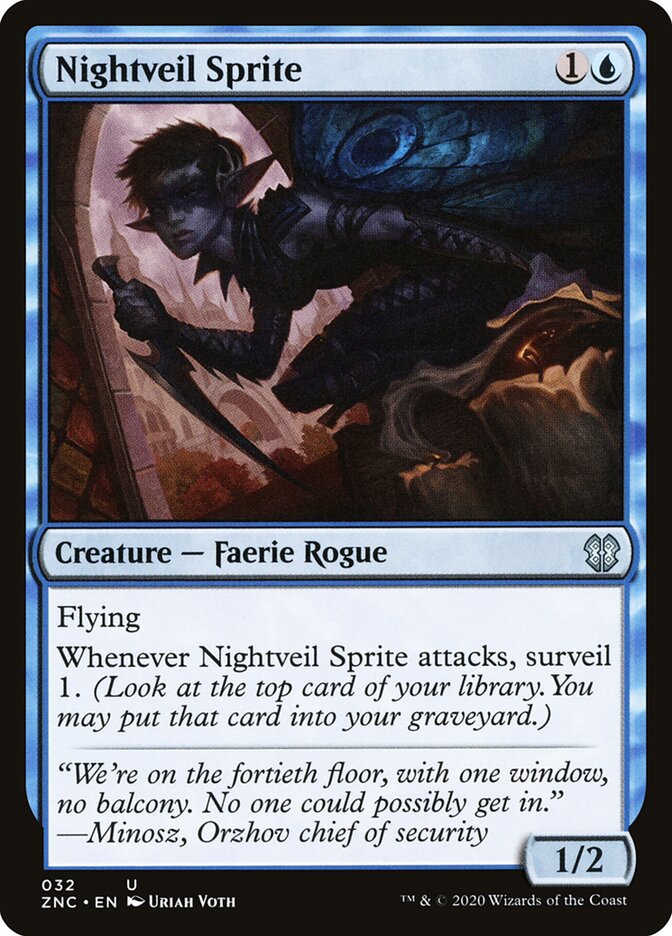 Nightveil Sprite - carta Magic The Gathering