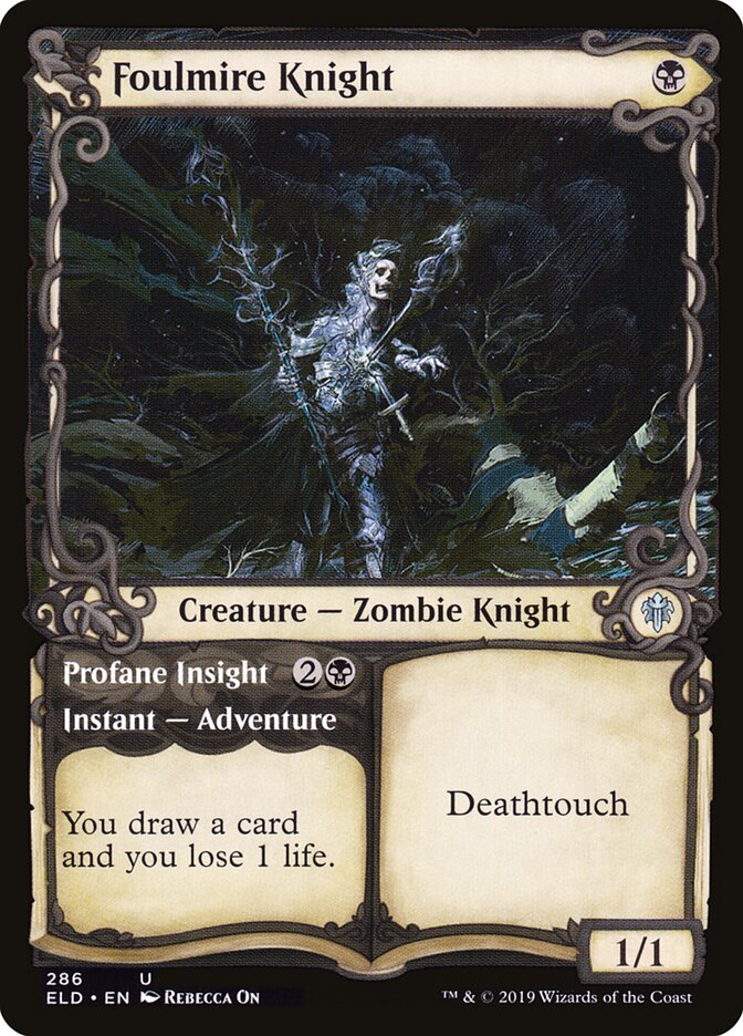 Foulmire Knight // Profane Insight - carta Magic The Gathering