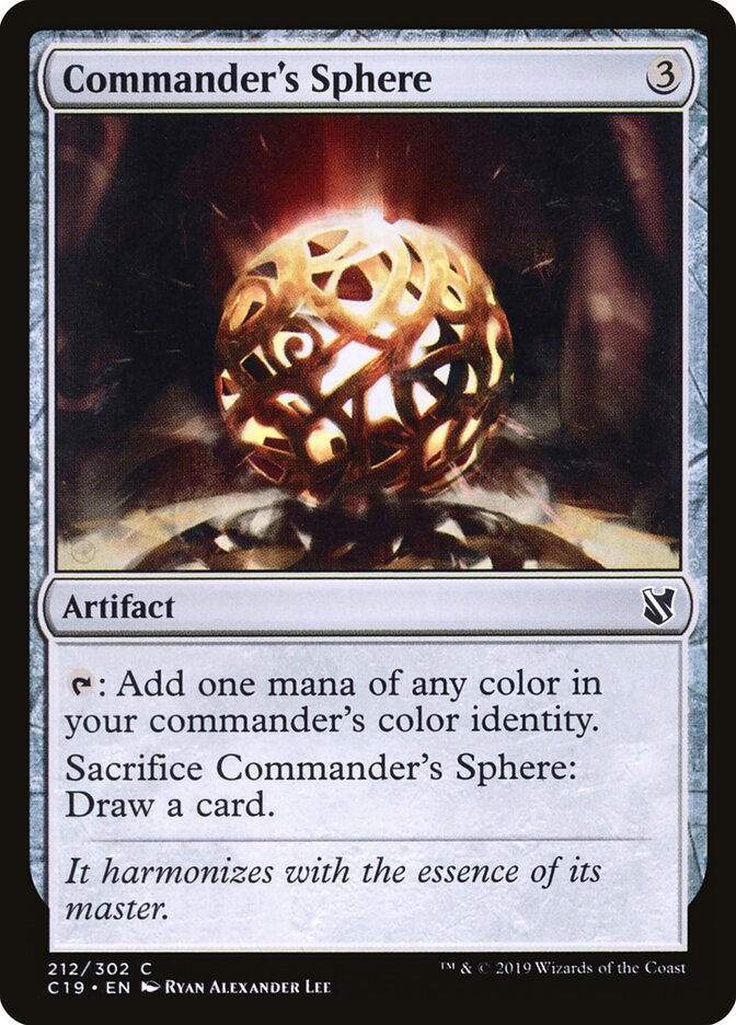 Commander's Sphere - carta Magic The Gathering