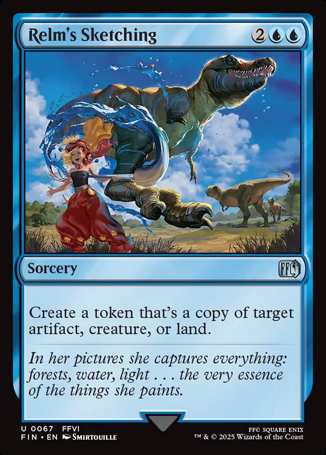 Relm's Sketching - carta Magic The Gathering