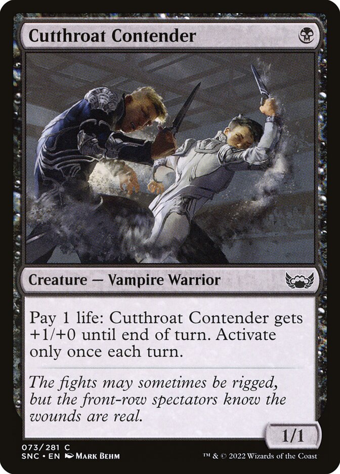 Cutthroat Contender - carta Magic The Gathering