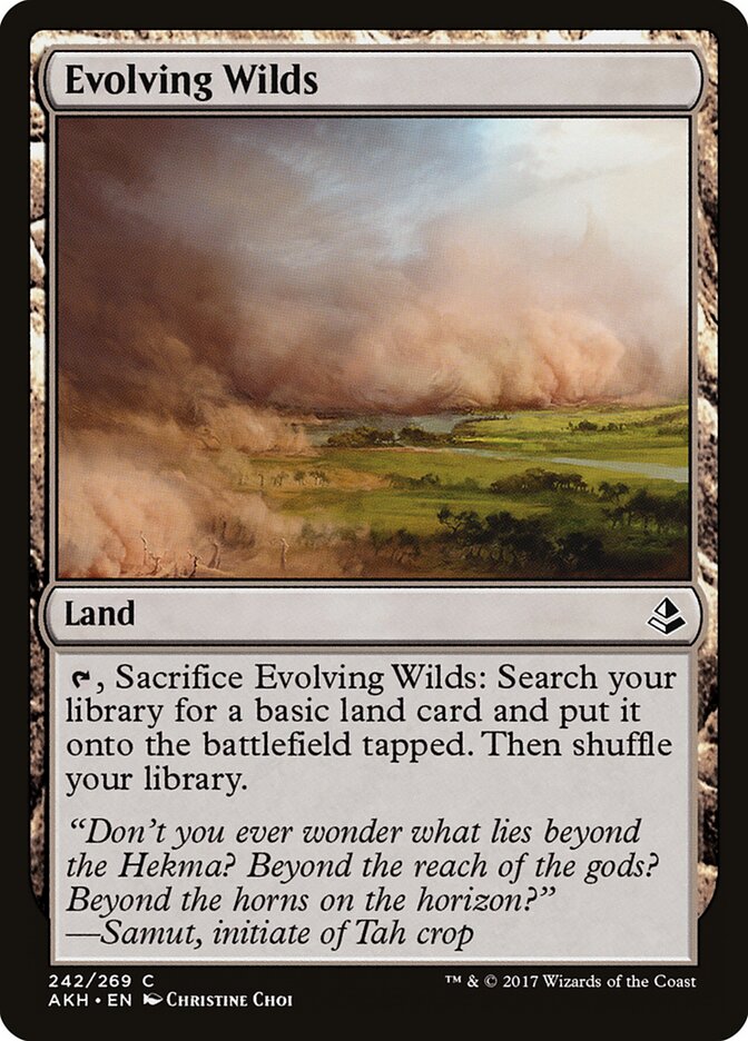 Evolving Wilds - carta Magic The Gathering