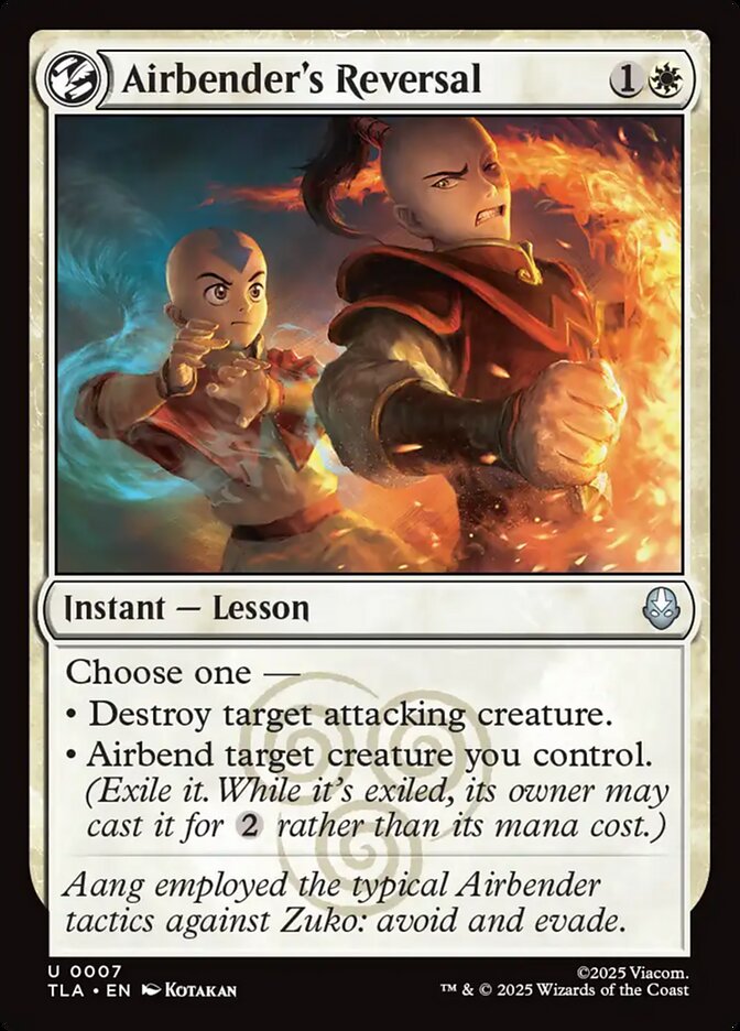 Airbender's Reversal - carta Magic The Gathering