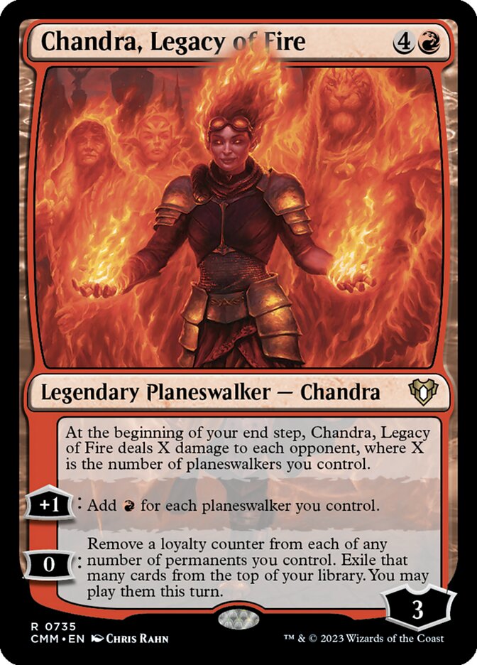 Chandra, Legacy of Fire - carta Magic The Gathering