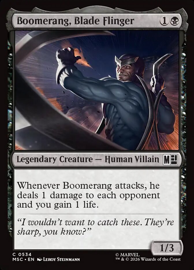 Boomerang, Blade Flinger - carta Magic The Gathering