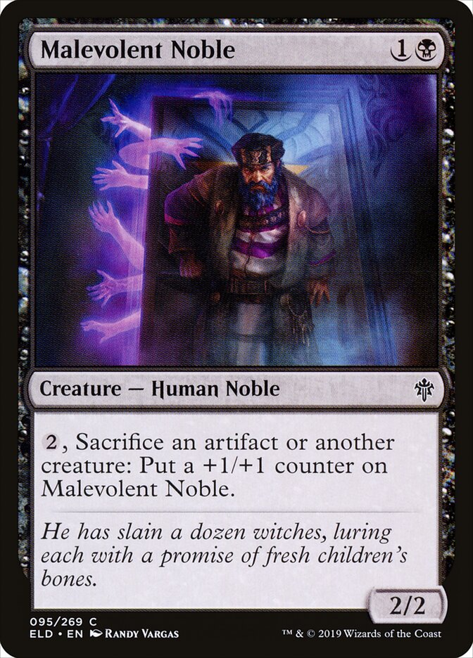Malevolent Noble - carta Magic The Gathering