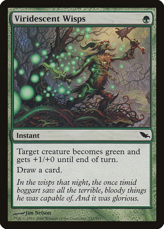 Viridescent Wisps - carta Magic The Gathering