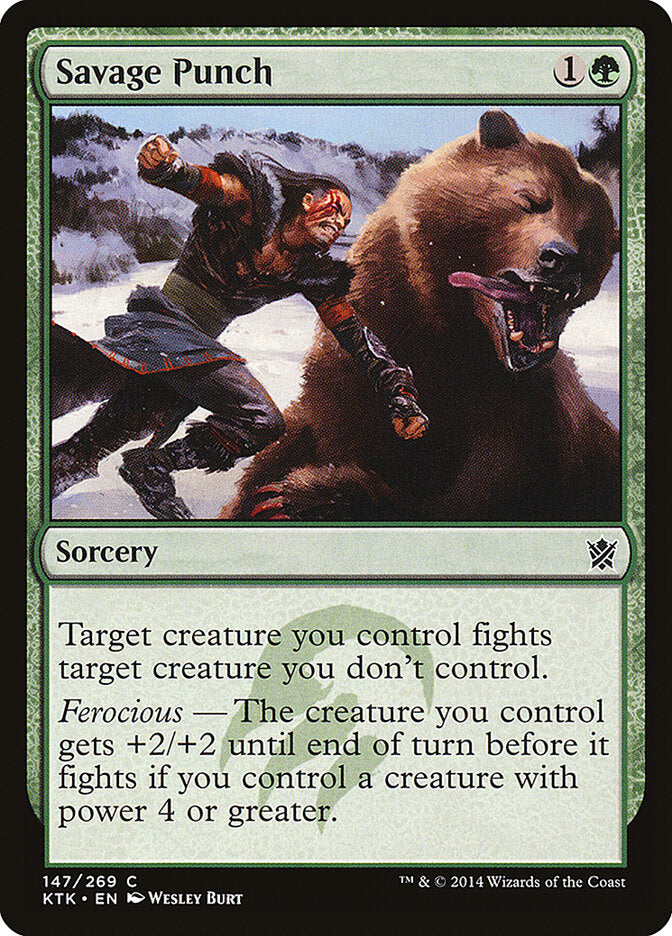 Savage Punch - carta Magic The Gathering