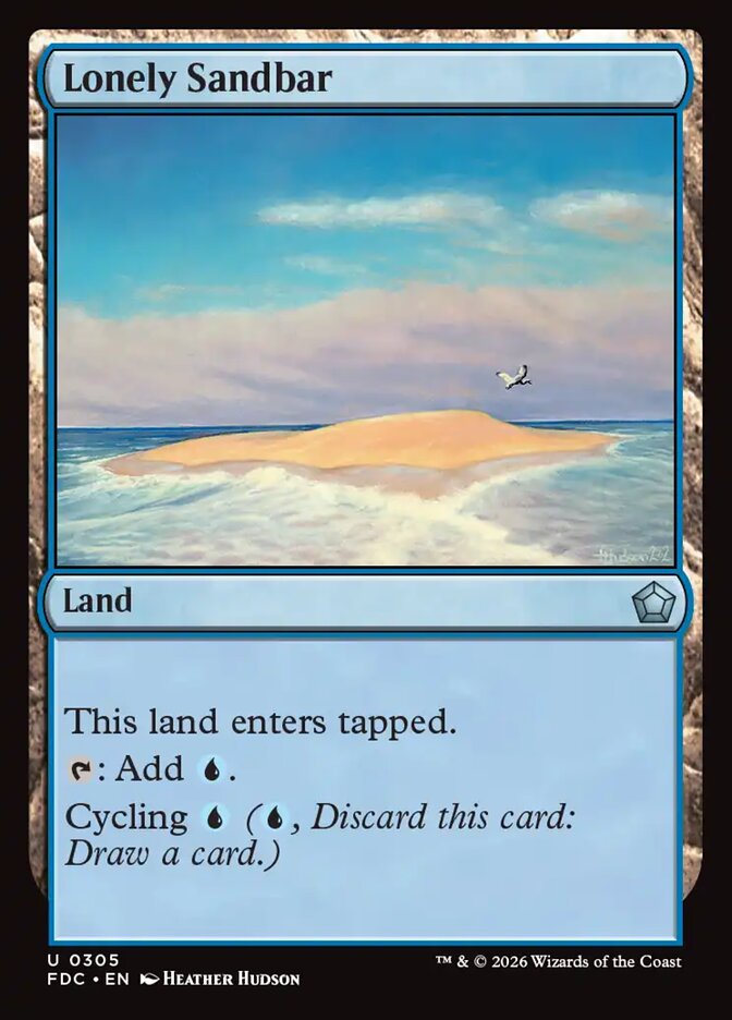 Lonely Sandbar - carta Magic The Gathering
