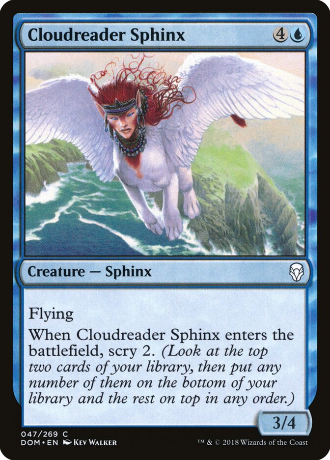 Cloudreader Sphinx - carta Magic The Gathering
