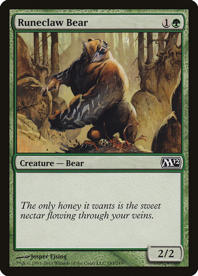 Runeclaw Bear - carta Magic The Gathering