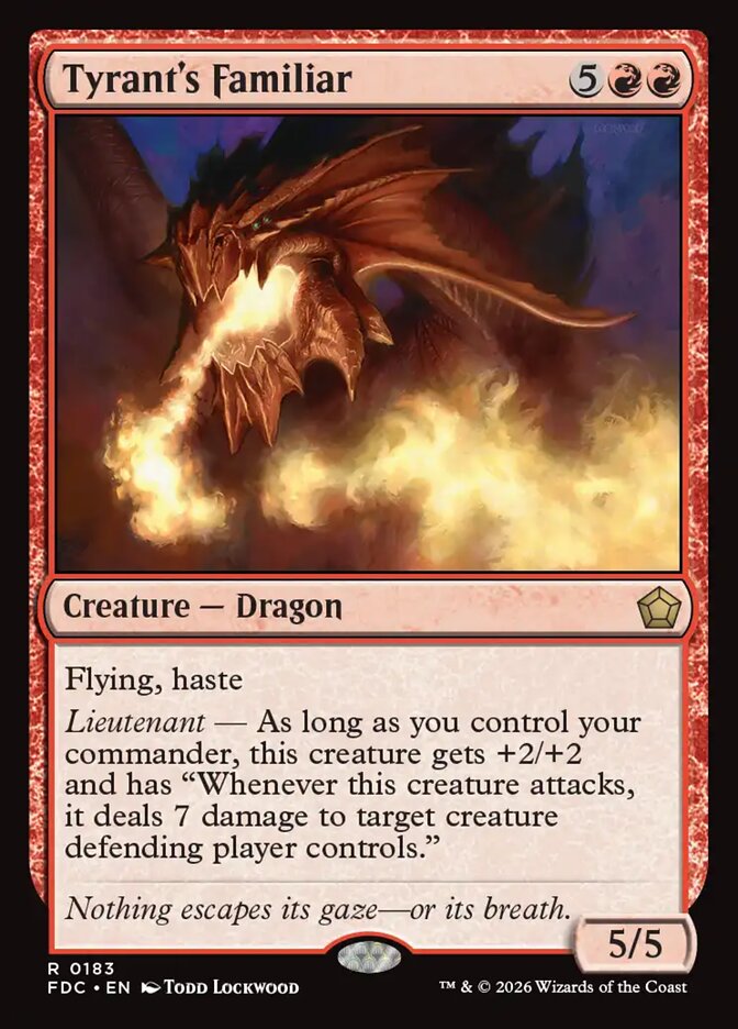 Tyrant's Familiar - carta Magic The Gathering