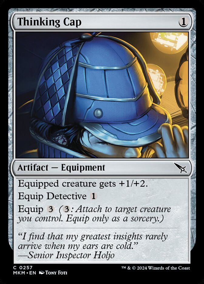 Thinking Cap - carta Magic The Gathering