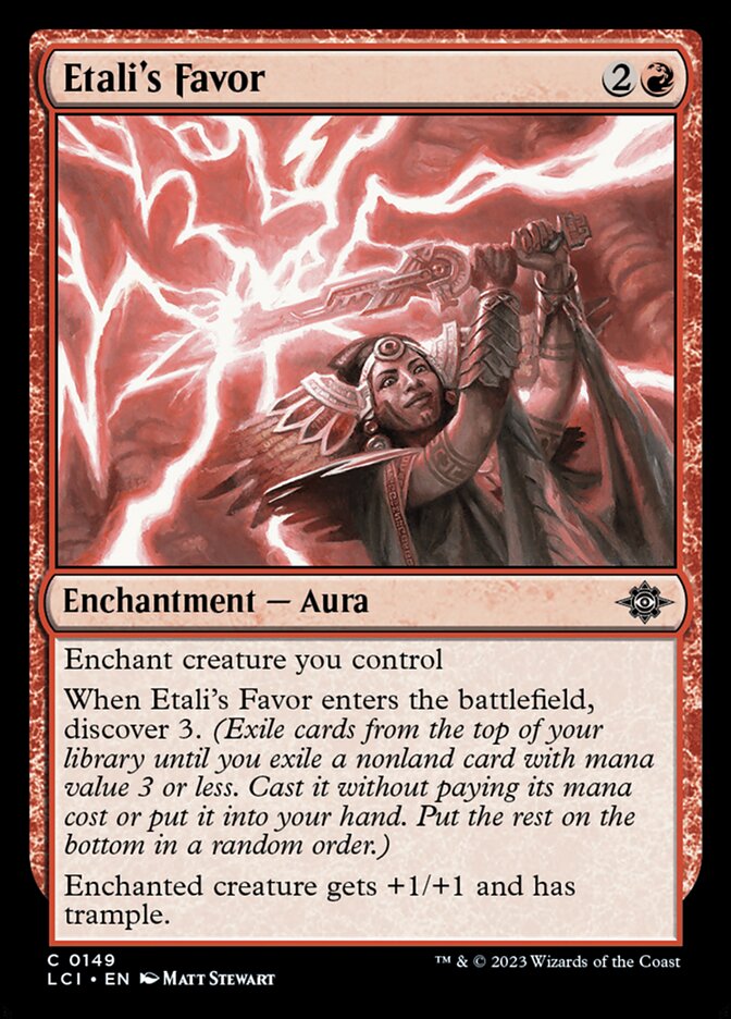 Etali's Favor - carta Magic The Gathering
