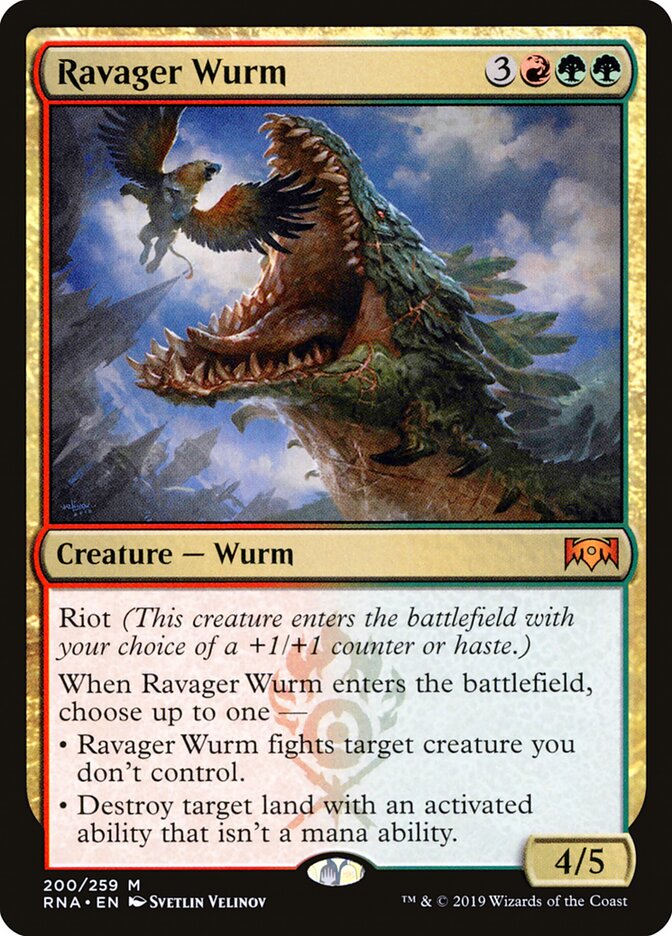 Ravager Wurm - carta Magic The Gathering