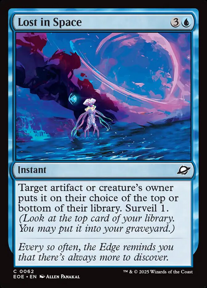 Lost in Space - carta Magic The Gathering